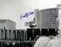 Evel Knievel Autographed "Jump" Black and White 16" x 20" Photograph (Unframed)