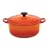 Le Creuset Cast Iron Round Casserole, Volcanic, 18 cm