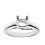 18k White Gold Classic Trellis Engagement Ring Setting
