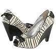 Womens Naughty Monkey 'Nookie' Wedge Peep Toe