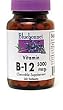 Vitamin B-12 5000 mcg by Bluebonnet - 60 Chewable Tablets