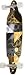 Sector 9 2X Platinum Series Carbon Decay Yellow Complete Longboard Skateboard - 9.25