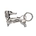 Sterling Silver Charm Cute Little Dachshund Dog 15mm (1)
