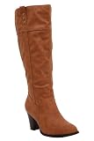 Torrid Plus Size Lulu Cognac Knee-High Boot (Wide Width)