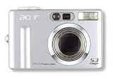 Acer CR-5130 - Digital Camera - 5.3 Mpix - optical zoom: 3 x - supported memory: SD - silver