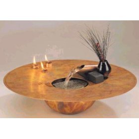 Water and Fire Indoor Water Fountain by Nayer Kazemi #701