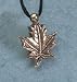 Maple Leaf Cremation Urn Necklace