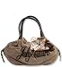Juicy Couture Velour Flower Fluffy Bag Light Brown
