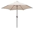 Lighted Market Umbrella Cream - 9'