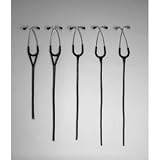 3MTM Littmann® Stethoscope Binaurals for Classic II S.E., Classic II, Classic II Pediatric and Infant, Select and Lightweight 1223768527, Black Tube, Black Eartips, 28 inch