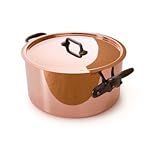 Mauviel Cuprinox 9.6 qt. Stock Pot w/Lid Cast Iron Handles Mauviel Cuprinox 9.6 qt. Stock Pot w/Lid Cast Iron Handles