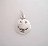.925 Silver Happy *SMILEY FACE CHARM* Cute