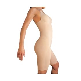 Lipo in a Box Original Firm Control Bodysuit w Legs w Underwire, Nude, Black or Chocolate... by Lipo in a Box