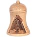 Bethlehem Bell Olive Wood Christmas Tree Ornament from the Holy Land