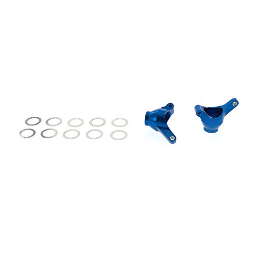 GPM Racing Rear Hub Carrier Set for 1:18 Associated 18B2 + Other AE Models, Blue