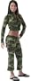 Woodland Camouflage Womens Capri Sweatpants