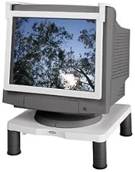 Fellowes Standard Monitor Riser - Up to 60lb - Platinum, Graphite