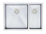 Blanco 513-687 BlancoPrecision Large Double Bowl Kitchen Sink, Stainless Steel