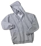 Hanes Ultimate Cotton - Full Zip Hooded Sweatshirt Light Steel-3XL