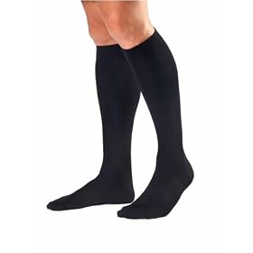 Jobst for Men Business Dress Over the Calf Support Hose, Moderate Compression 15-20mmHg