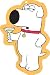 Family Guy Brian Air Freshener-Dog w/Martini