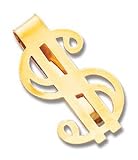 14kt Gold Dollar Sign Money Clip