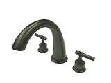 Deck Set Wide Spread Tub Filler by Elements of Design - ES2365ML in Oil Rubbed Bronze
