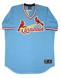 1982 St. Louis Cardinals Blue Replica Throwback Jersey - Blank
