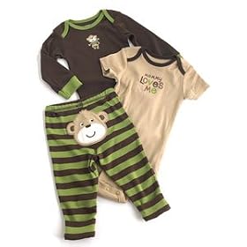Newborn Boys Carter's Monkey 