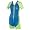 3mm juniors neoprene scuba snorkeling swimming wetsuit shorty - kid, XXS