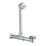 Buy KOHLER K-7104-CP Iron Works Exposed Bath Drain For Above-The-Floor Installation,...