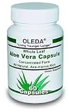 ALOE VERA CONCENTRATE CAPSULE. From The Whole LeafThe Skin, Gel and Sap. All Natural - Ace-manna Rich.