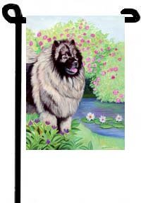 Keeshond - Garden Flags