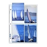 Print File Archival Photo Pages Holds Eight 3 1/2