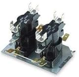 White Rodgers 24A34-6 Electric Heat Sequencer, 4 Switches. On Timings, 1-110 Sec. Off Timings, 1-110Sec.