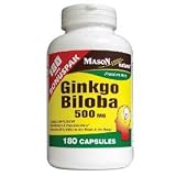 Ginkgo Biloba 500mg 180 capsules