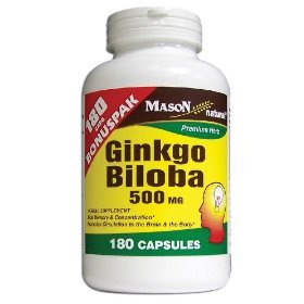 Ginkgo Biloba 500mg 180 capsules