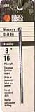 Black & Decker Accessories #16731 3/16x4 Bullet Mason Bit