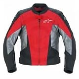 ALPINESTARS STELLA TX-1 WOMENS LEATHER JACKET BLK 10 46 3117561046 by Alpinestars