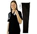 Women's Scrub Set - Medical Scrub Top and Pant, Black, X-Small