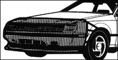Fia Front Grille Bug ScreenUniversal FitUniversal Bug Screen, Fits most full size cars and downsize trucks (76 Wide x 20 Tall approximate size)