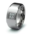 Stainless Steel Ring with CZ (Sizes 9-13)