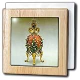 Review 3dRose LLC  / Faberge® Egg Lilies Of The Valley - 6 Inch Tile Napkin Holder