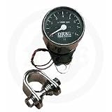 DRAG SPECIALTIES BLACK FACE MECH MINI TACH 216903DS1BX16