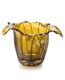 Waterford Evolution by Waterford Red & Amber Bowl/Ice Bucket, 7.5