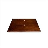 20.06 x 21.25 Wood Counter Top in Vintage Walnut Faucet Drillings: No Hole
