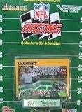 1992 NFL Racing #18 Dale Jarrett/Joe Gibbs 1:64 Diecast Collector's NASCAR Car and Card Set