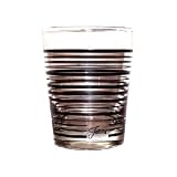 Fiesta Black Stripe 14-ounce Glass Double Old Fashion by Fiesta