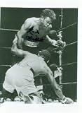 EMILE GRIFFITH AUTOGRAPHED 8X10 BOXING PHOTO DROPS DICK TIGER (BOXING)