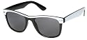 1980's Wayfarer Style Two-Tone Fashion Sunglasses with Full Tinted Lens - New !